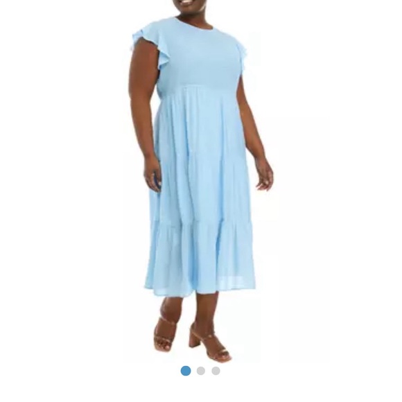 Merokeety Black Flutter Sleeve Dress - Picture 2 of 4